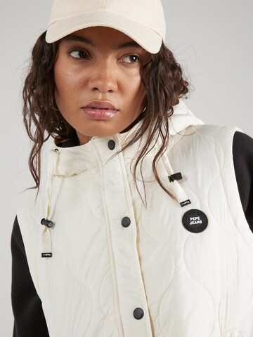 Gilet 'NINA' Pepe Jeans en beige