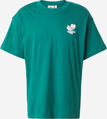 ADIDAS ORIGINALS Shirt in Green: front