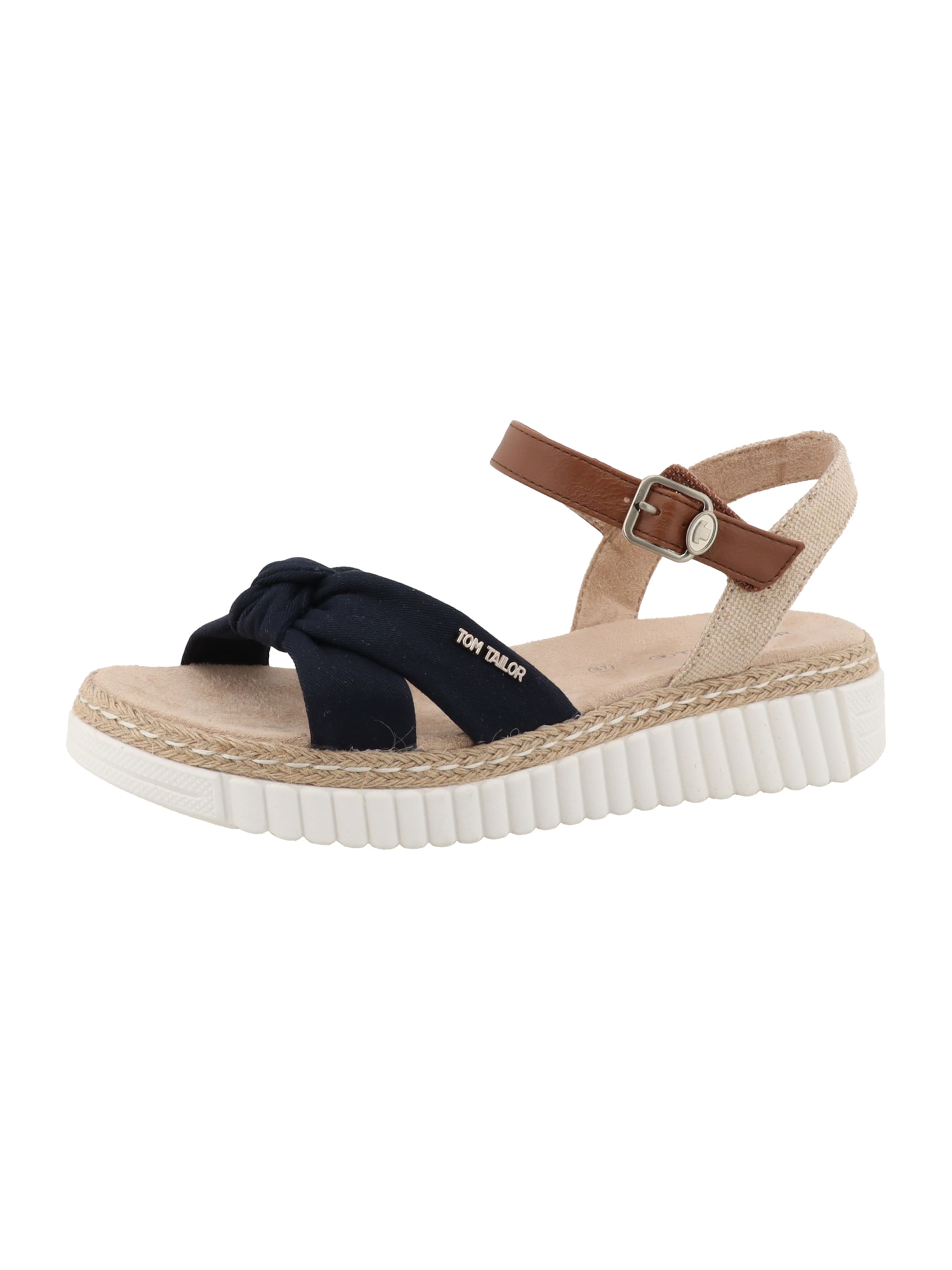 TOM TAILOR - Sandalias en azul: frente