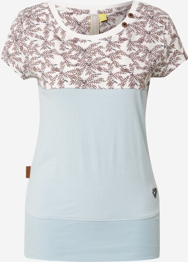 Maglietta 'Cora' Alife and Kickin di colore blu pastello / marrone / bianco, Visualizzazione prodotti