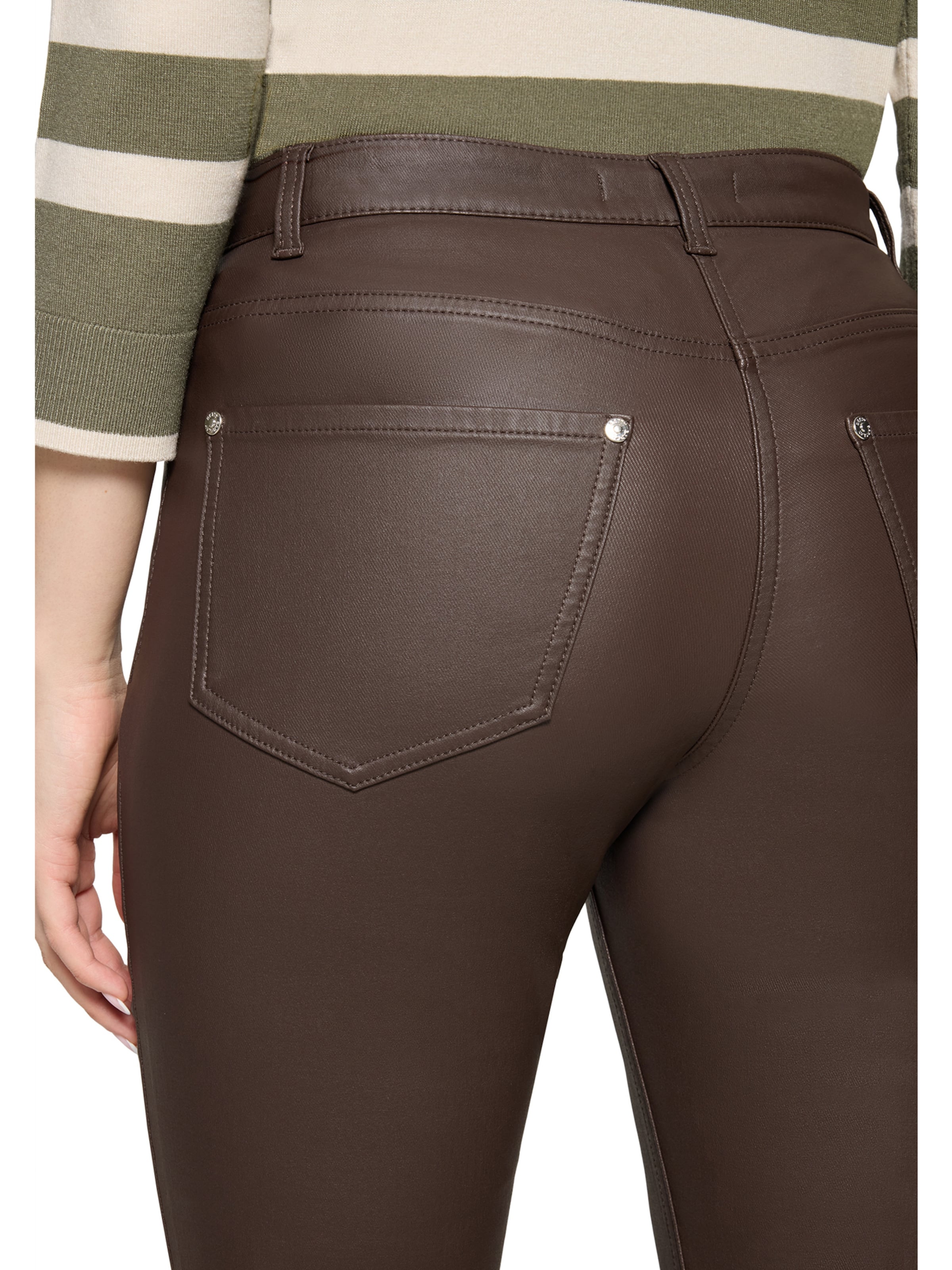 Coupe slim Pantalon Betty Barclay en marron