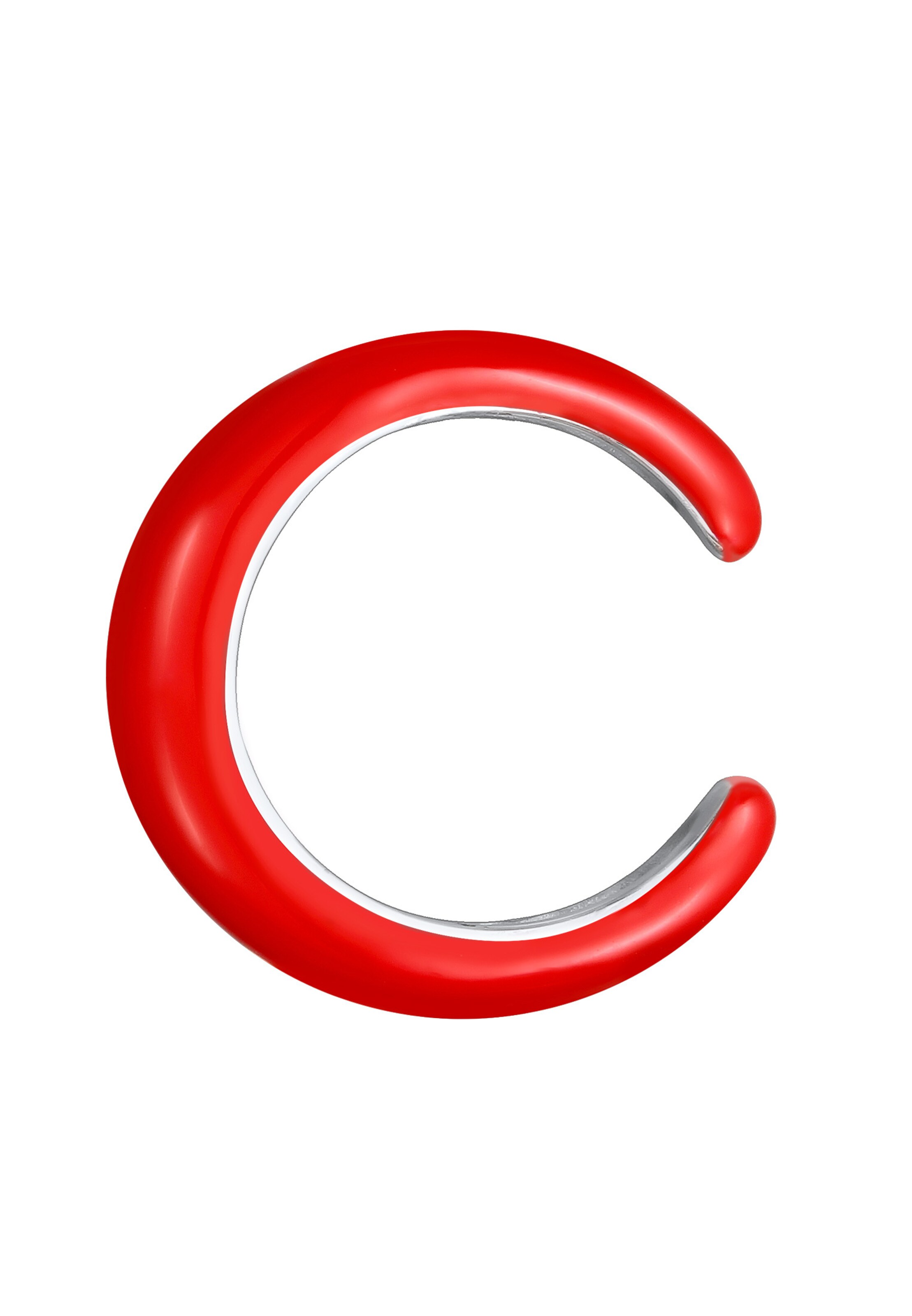 ELLI Oorbellen 'Earcuff' in Rood