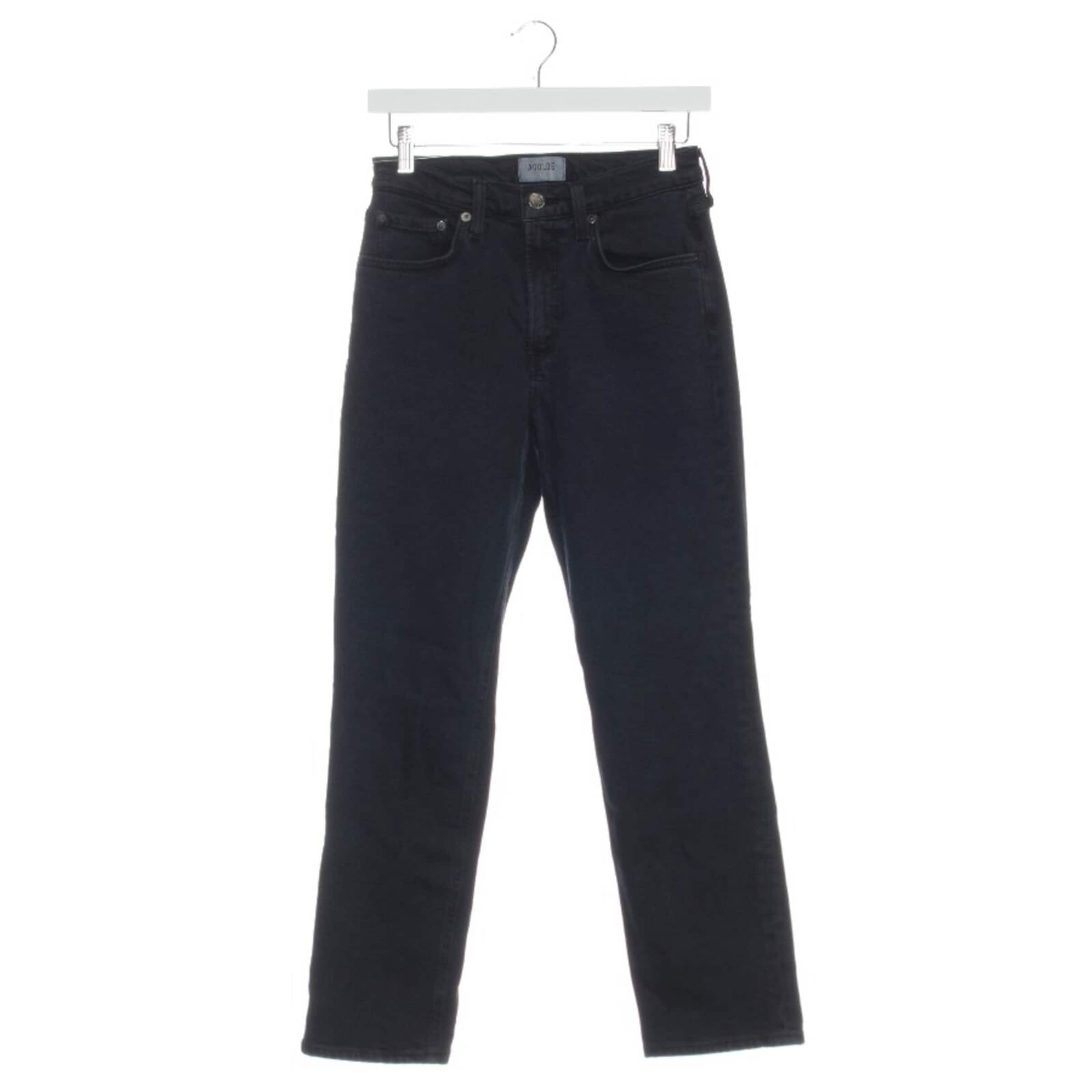 AGOLDE Jeans in 24 in Black: front