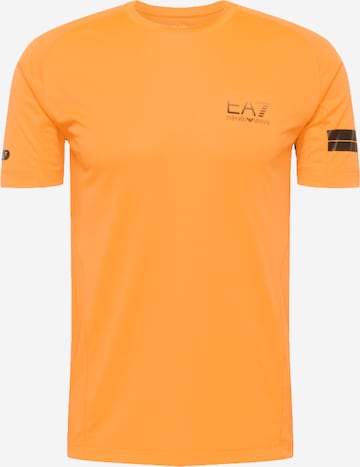 EA7 Emporio Armani - Camisa funcionais em laranja: frente