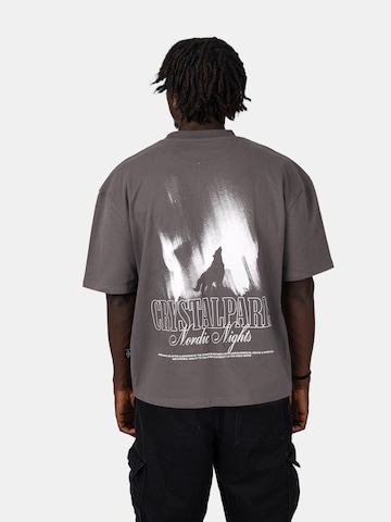 Crystal Paris Shirt 'Wolf'‌‌‌‌ in Grau