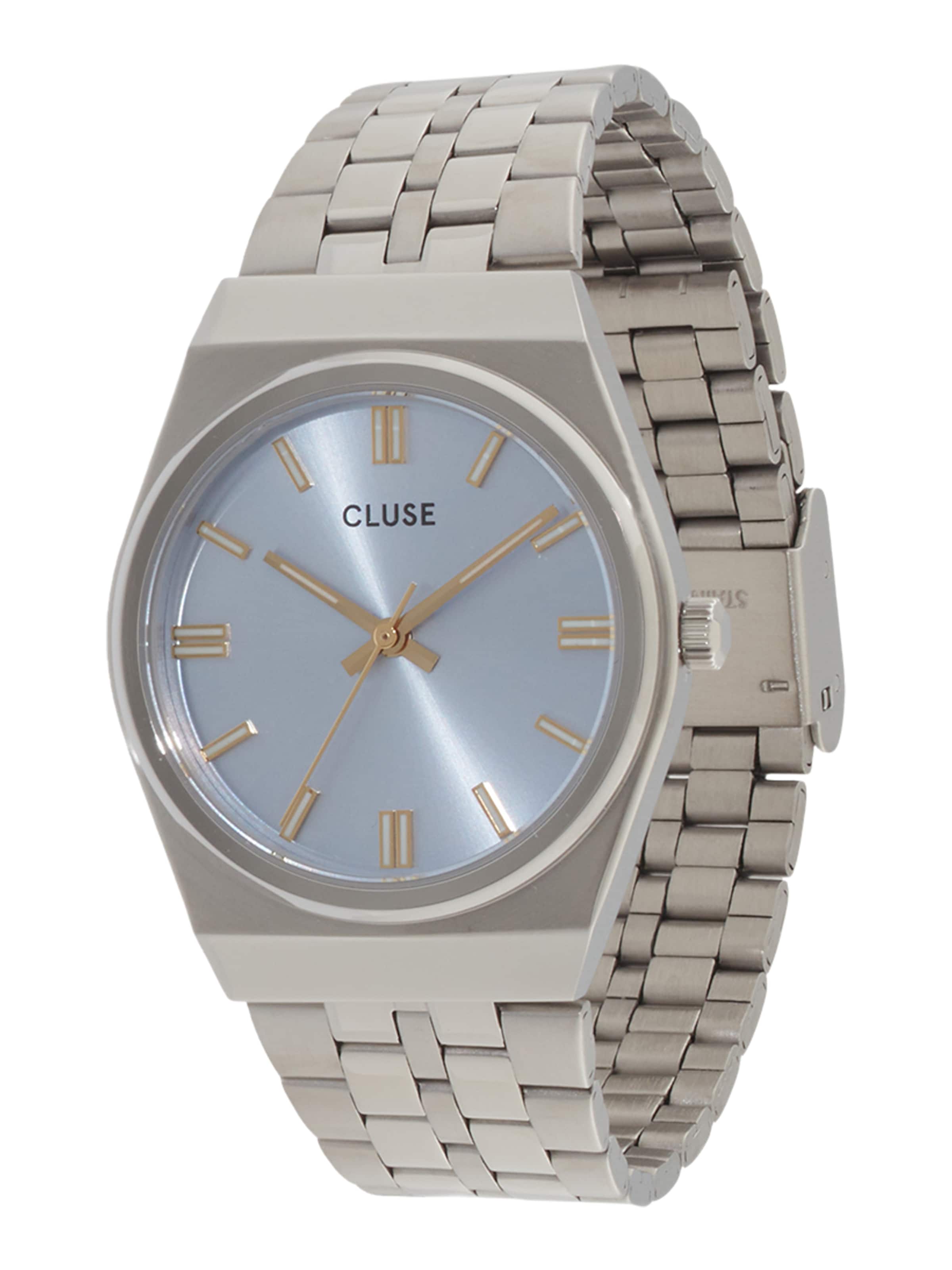 CLUSE Analoogkell 'Retro 70's', värv Hõbe: eest vaates