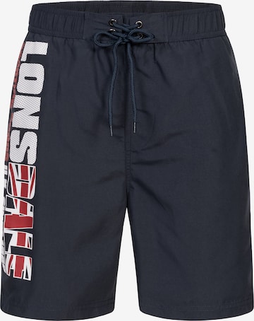 LONSDALE Badeshorts 'Carnkie' in Blau: Vorderseite