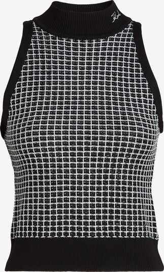 Karl Lagerfeld Tops en tricot en noir / blanc, Vue avec produit