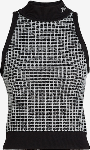 Karl Lagerfeld Stricktop in Schwarz: predná strana