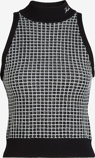 Karl Lagerfeld Tops en tricot en noir / blanc, Vue avec produit