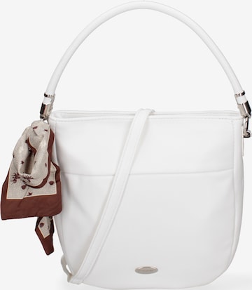 Sac bandoulière David Jones en blanc : devant