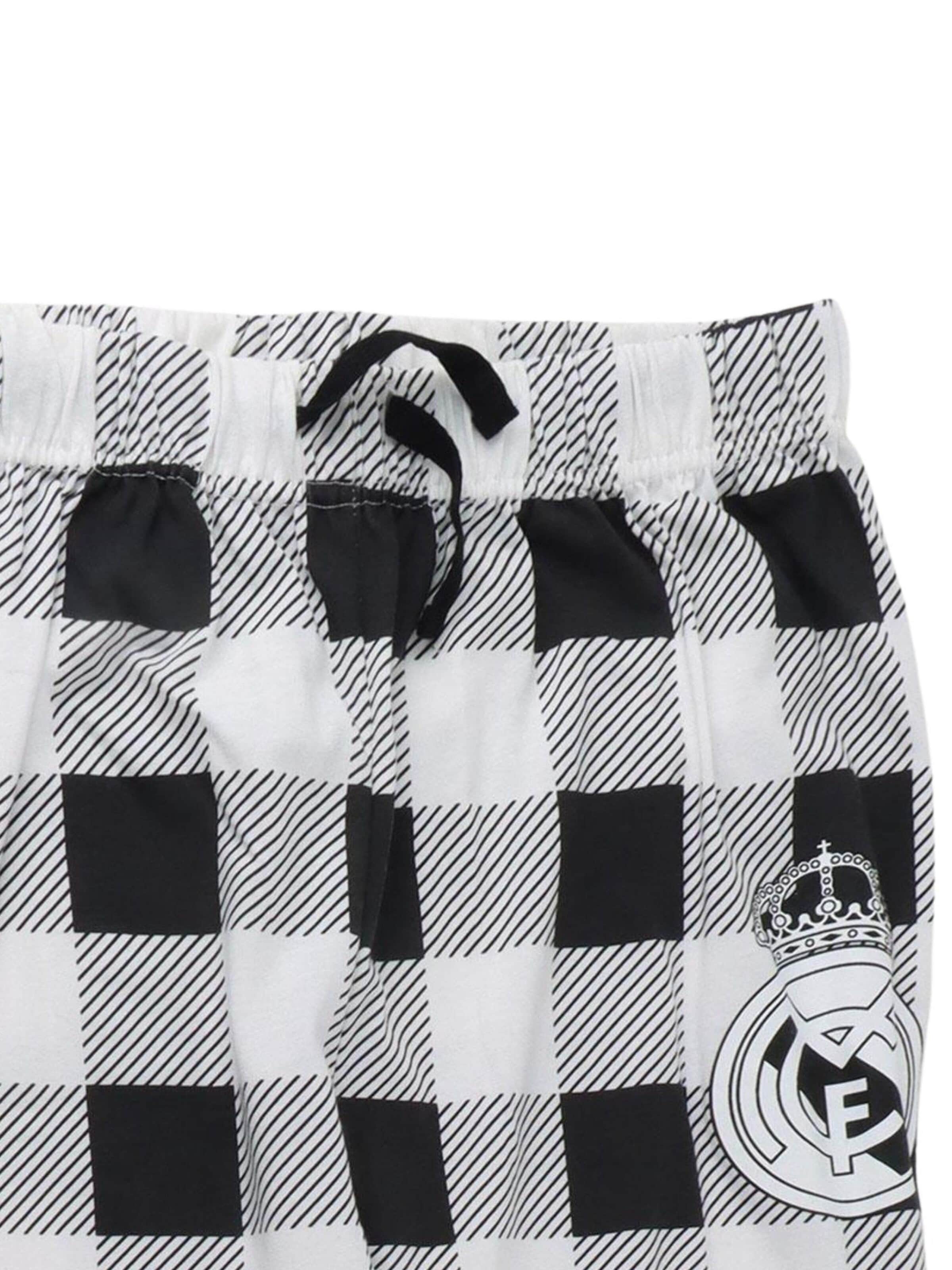 Pyjama 'Real Madrid Premium Langarm-Pyjama – Weiches Single-Jersey' Cerdá en blanc