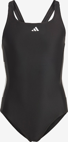 Maillot de bain de sport 'Cut 3-Stripes' ADIDAS PERFORMANCE en noir : devant