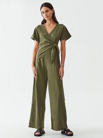 Calli Jumpsuit 'ZANA' in Groen: voorkant