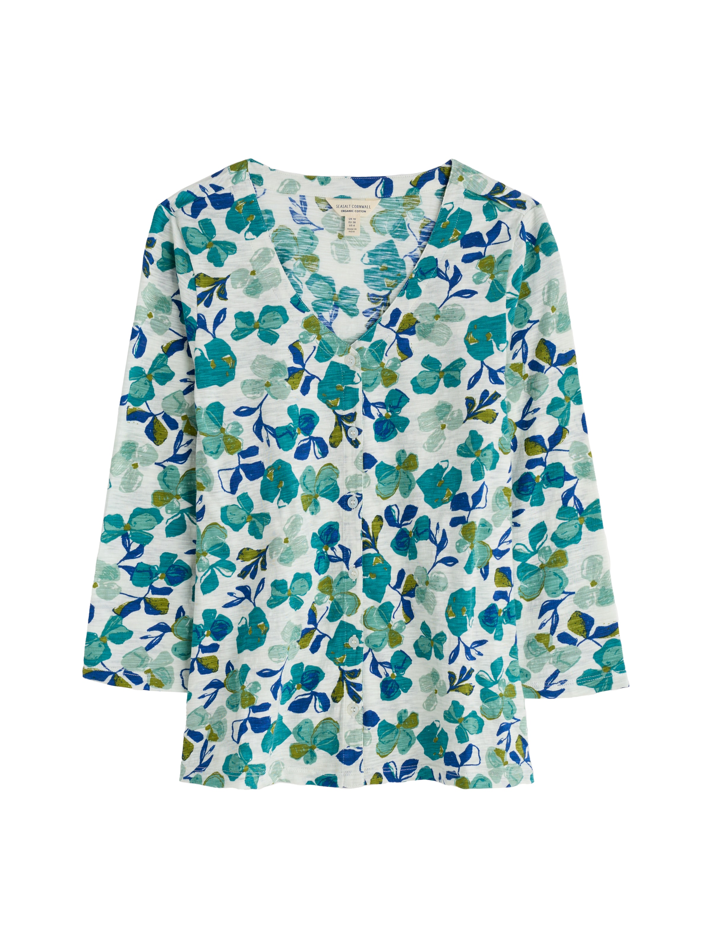 Seasalt Cornwall Halenka – modrá: přední strana