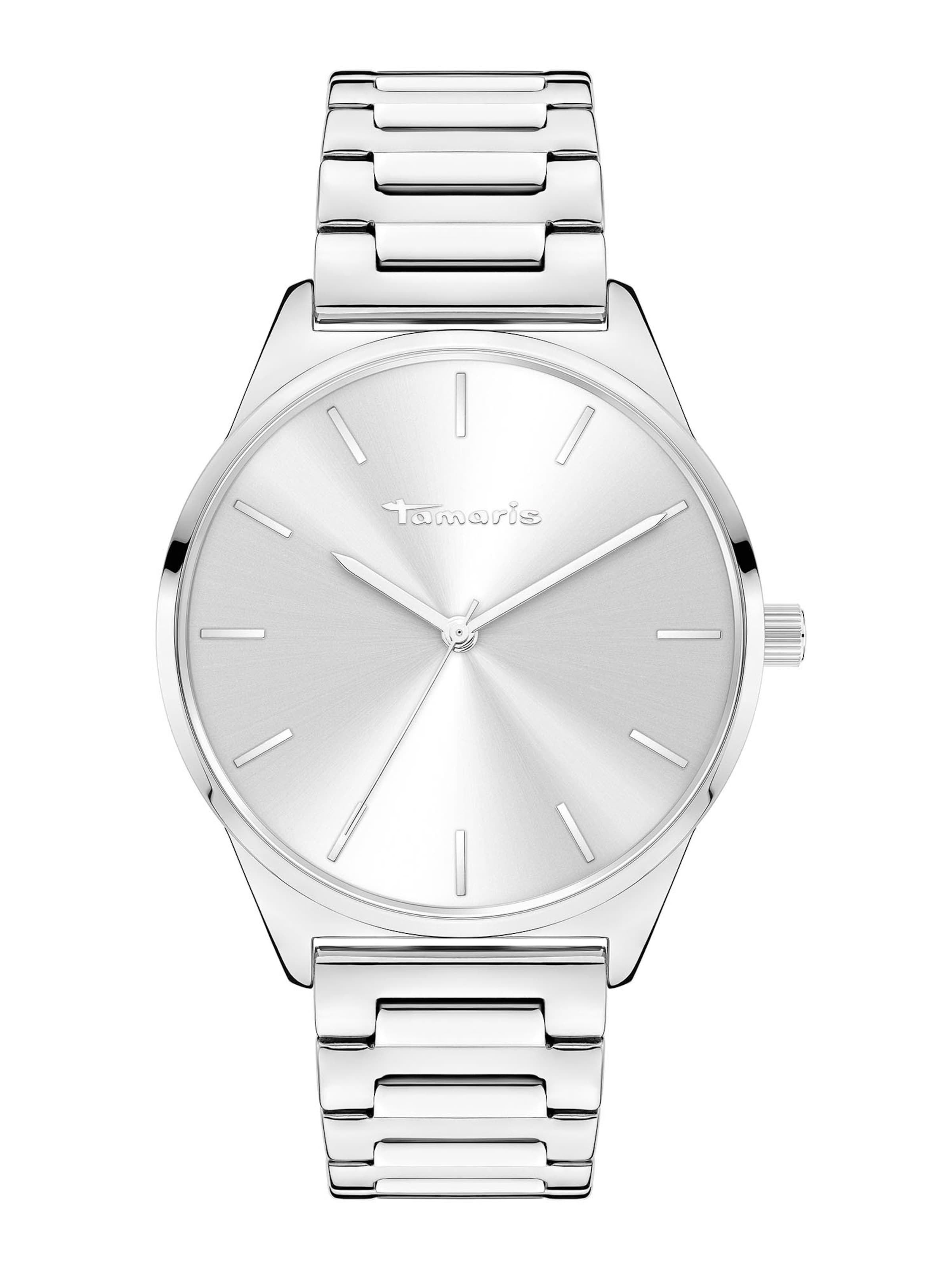 Montre à affichage analogique Tamaris en argent : devant