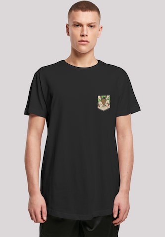 F4NT4STIC Shirt 'Looney Tunes Wile E Coyote' in Black: front