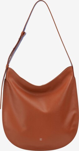 DuDu Shoulder Bag in Brown: front