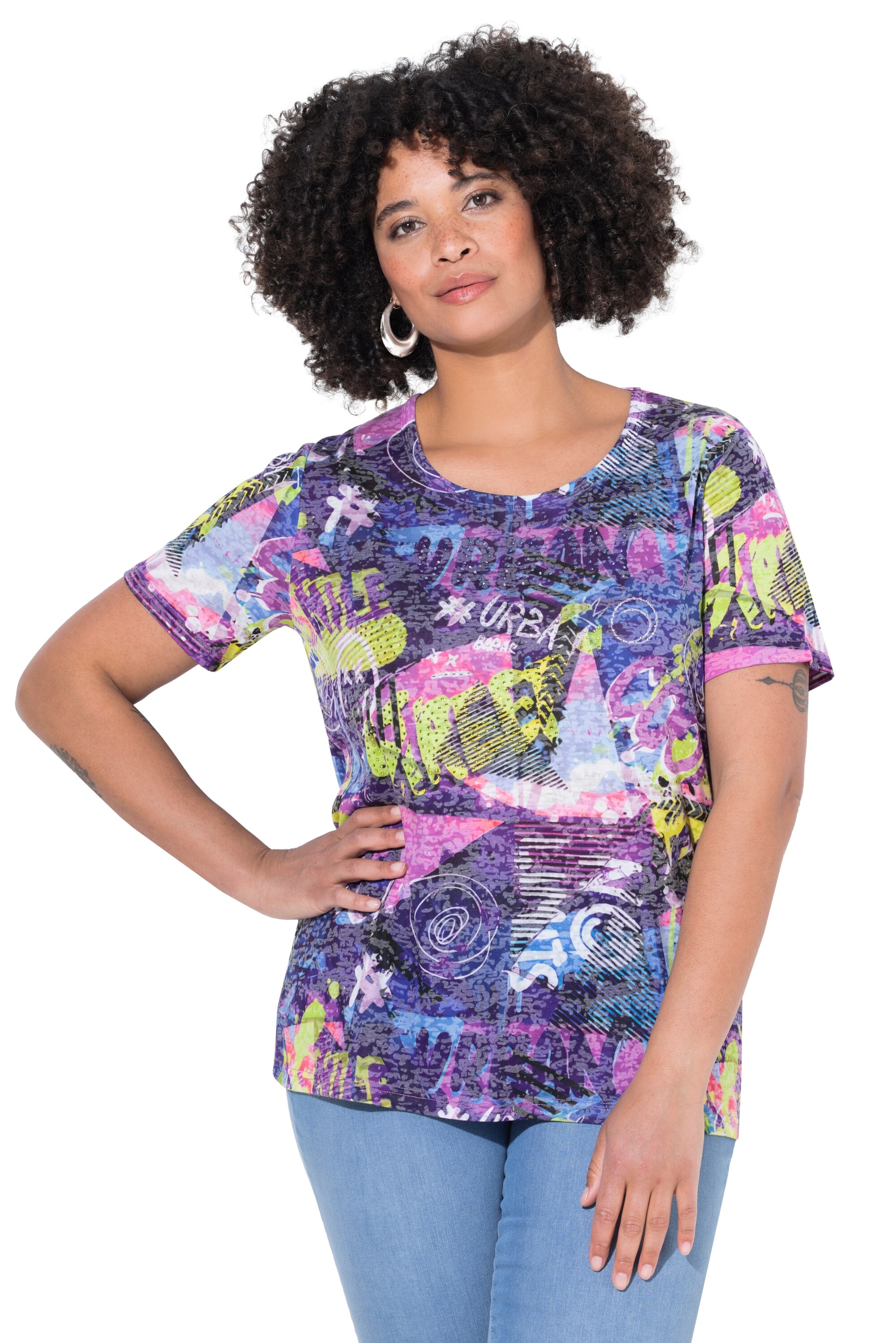 Angel of Style Shirt in Purple: front