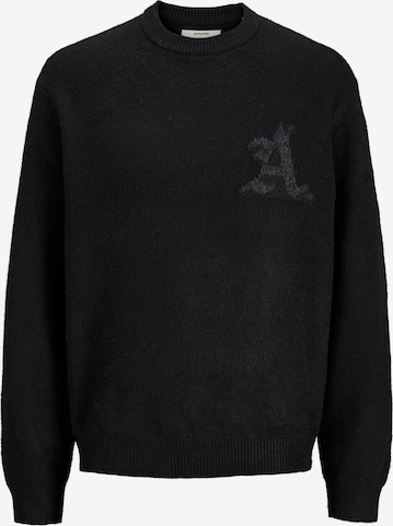 JACK & JONES Свитер 'JCOLEGACY' в Черный: спереди
