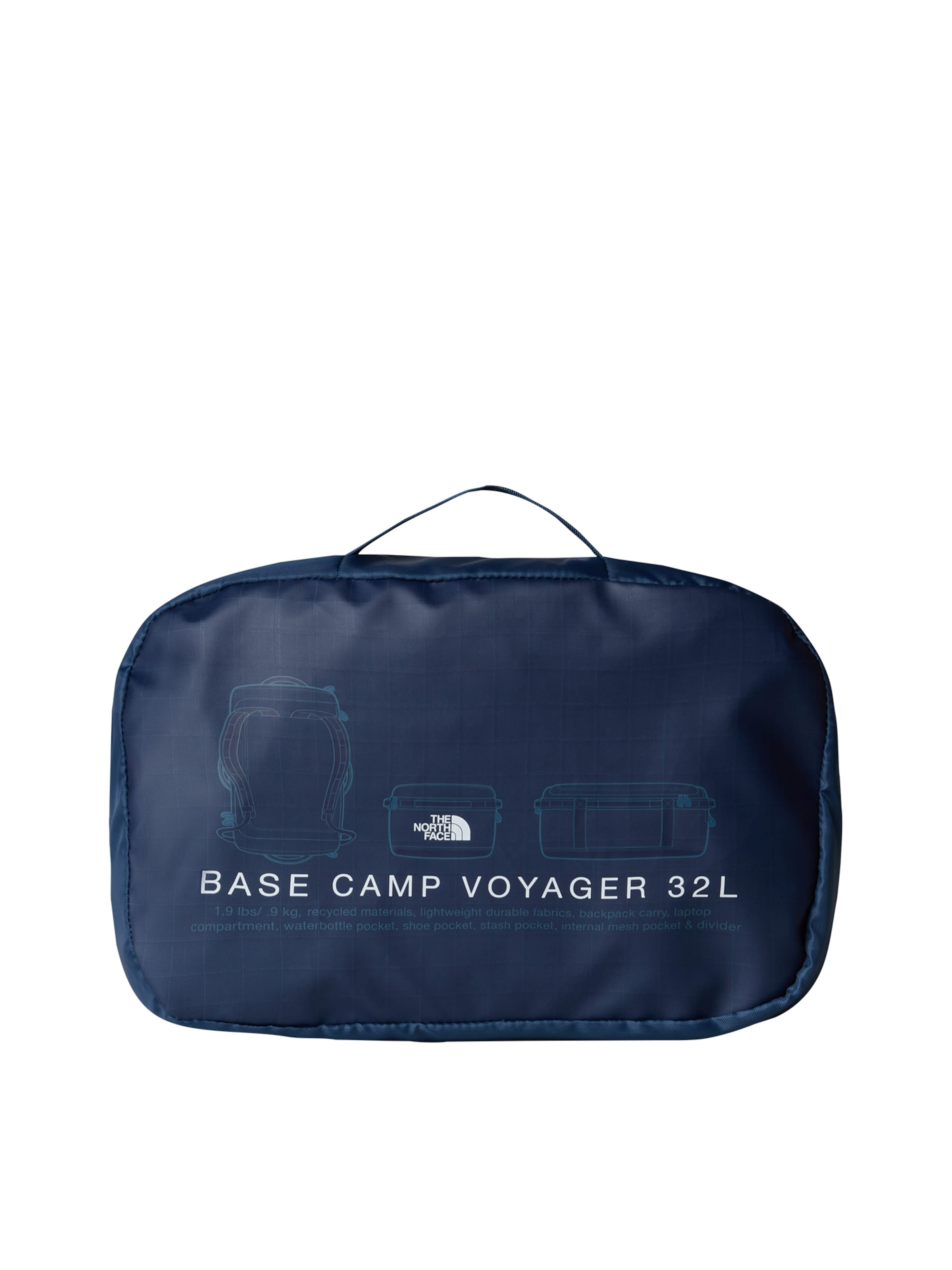 Zaino 'BASE CAMP VOYAGER' di THE NORTH FACE in blu