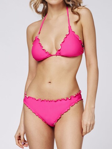 CHIEMSEE Triangle Bikini in Pink: front