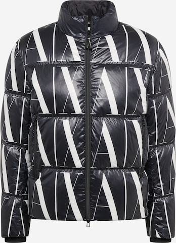 ARMANI EXCHANGE Winter Jacket in Black: front