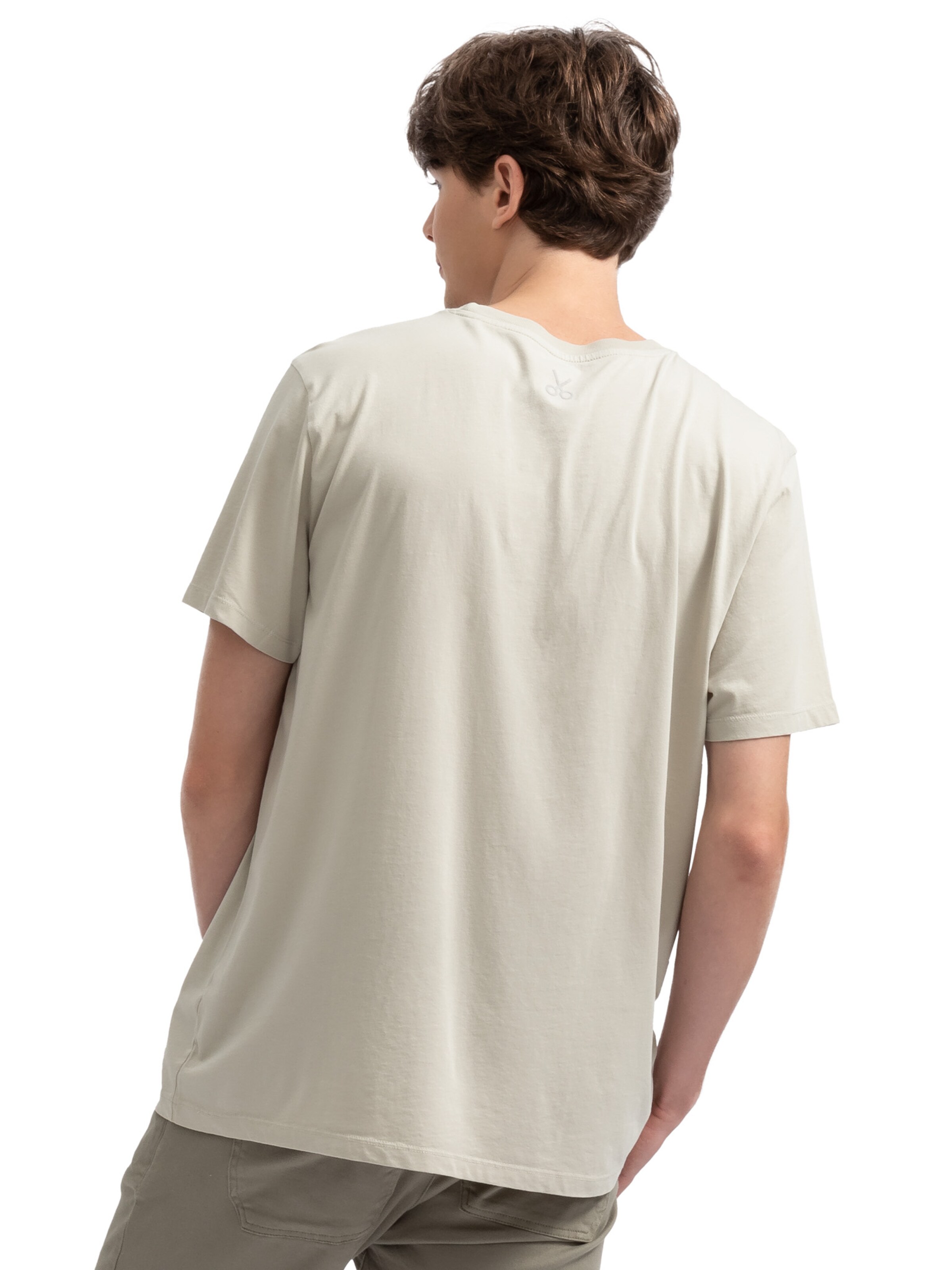 T-Shirt 'Tekbant' Kaft en beige
