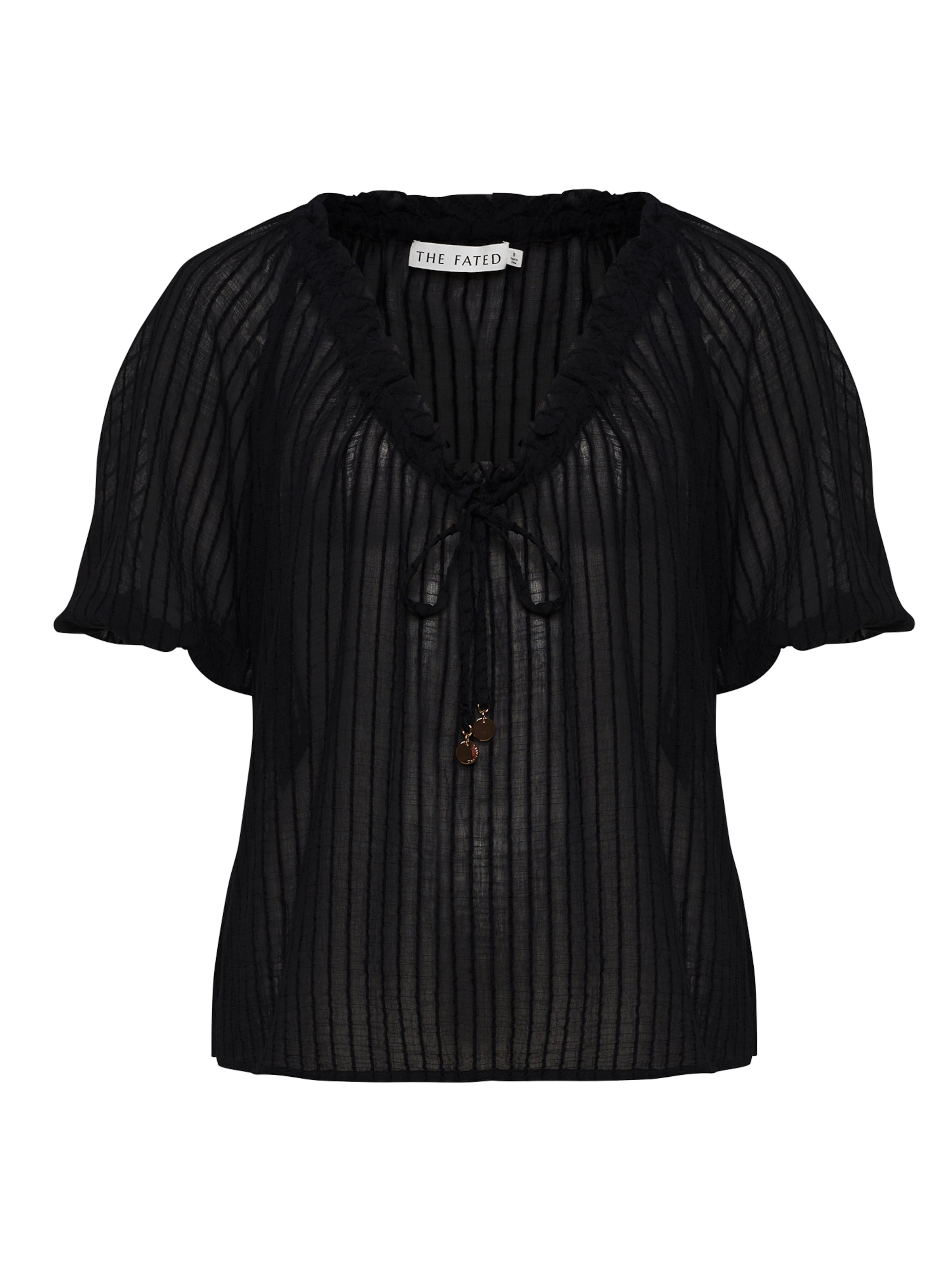 The Fated Blouse 'AMIRA' in Black: front