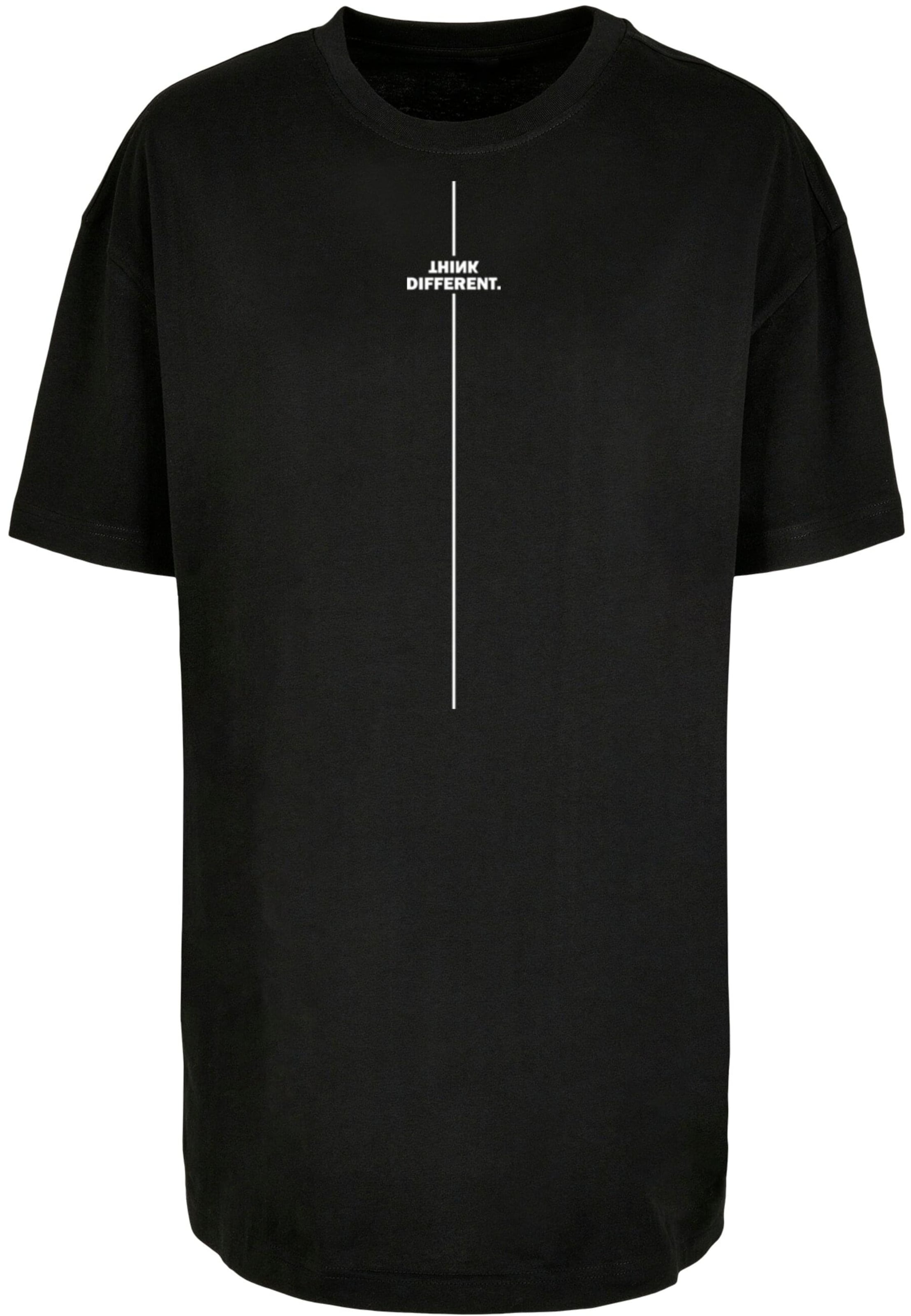 Merchcode Shirt 'Think Different' in Black: front
