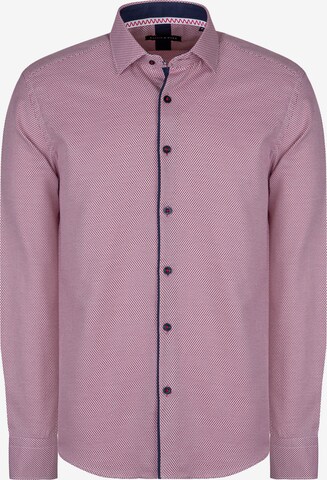 Basics and More Regular fit Overhemd in Rood: voorkant