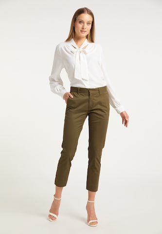 DreiMaster Klassik Slim fit Trousers in Green