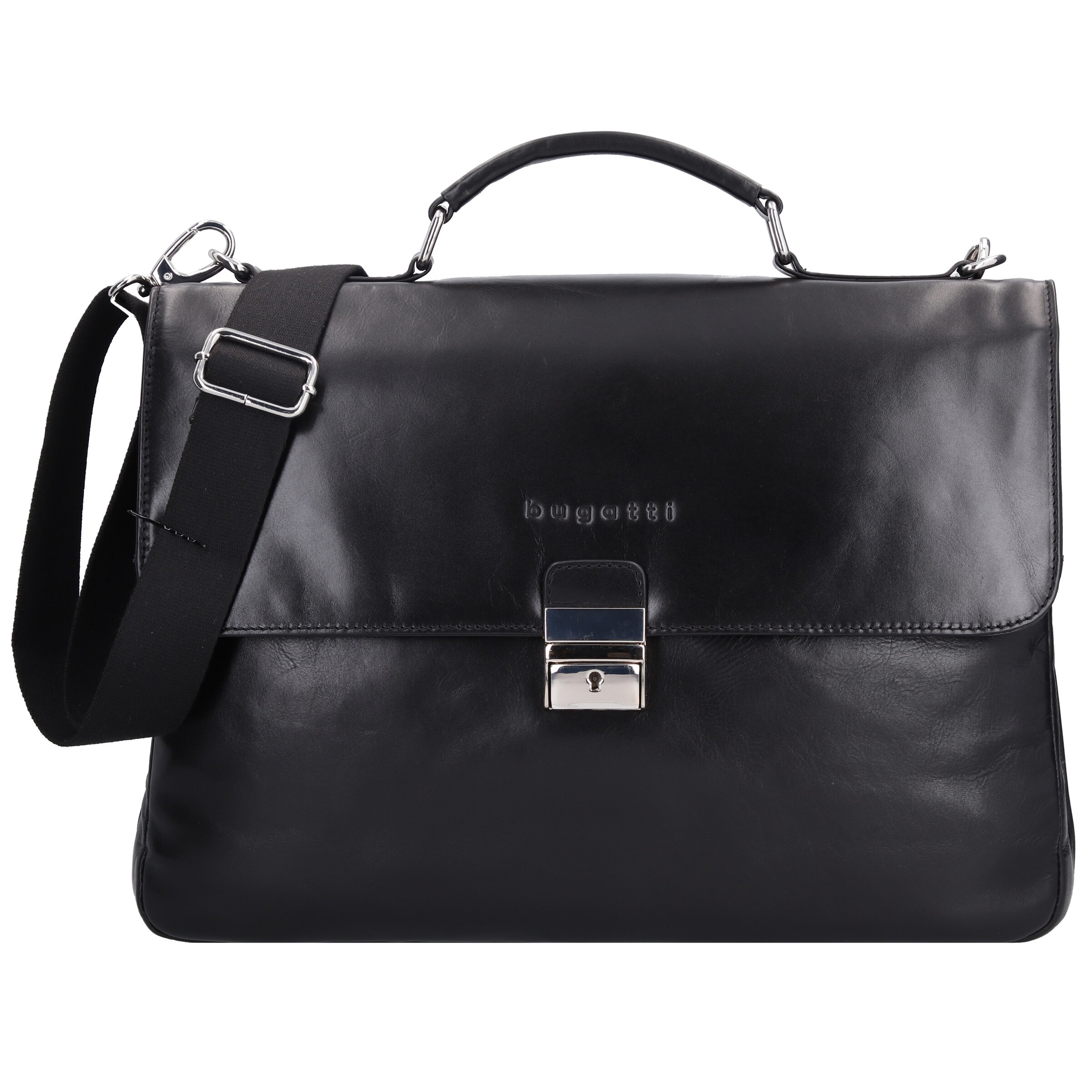 bugatti Aktentas 'Romano' in Zwart: voorkant