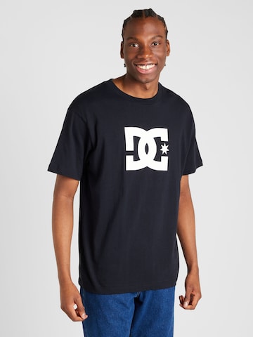 melns DC Shoes T-Krekls: no priekšpuses