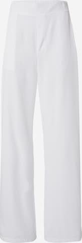 RÆRE by Lorena Rae - Loosefit Calças 'Meline' em branco: frente