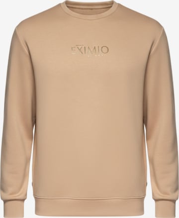Ombre Sweatshirt 'Eximio' in Beige: voorkant