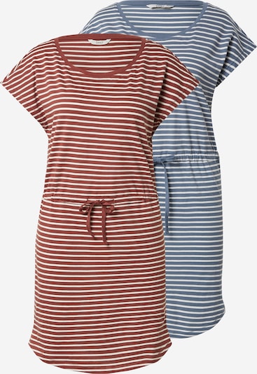 ONLY Šaty 'MAY' - modrá / tmavočervená / biela, Produkt