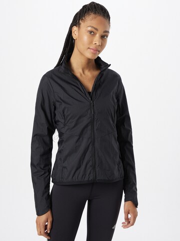 4F Outdoorjacke in Schwarz: predná strana