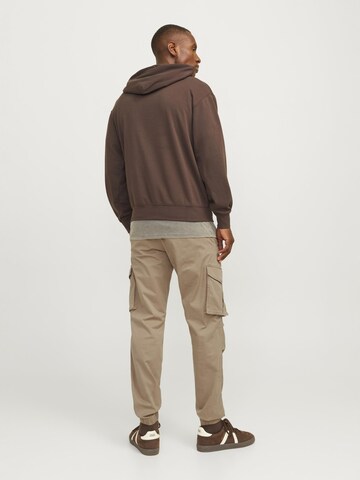 JACK & JONES Tapered Cargobroek 'JPSTKane JJNoah' in Beige