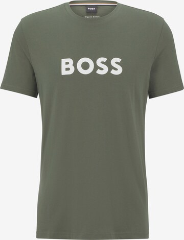 BOSS Shirt in Groen: voorkant