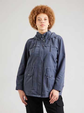 ONLY Carmakoma Between-seasons parka 'CARNEWSTARLINE SPRING' in Blue: front