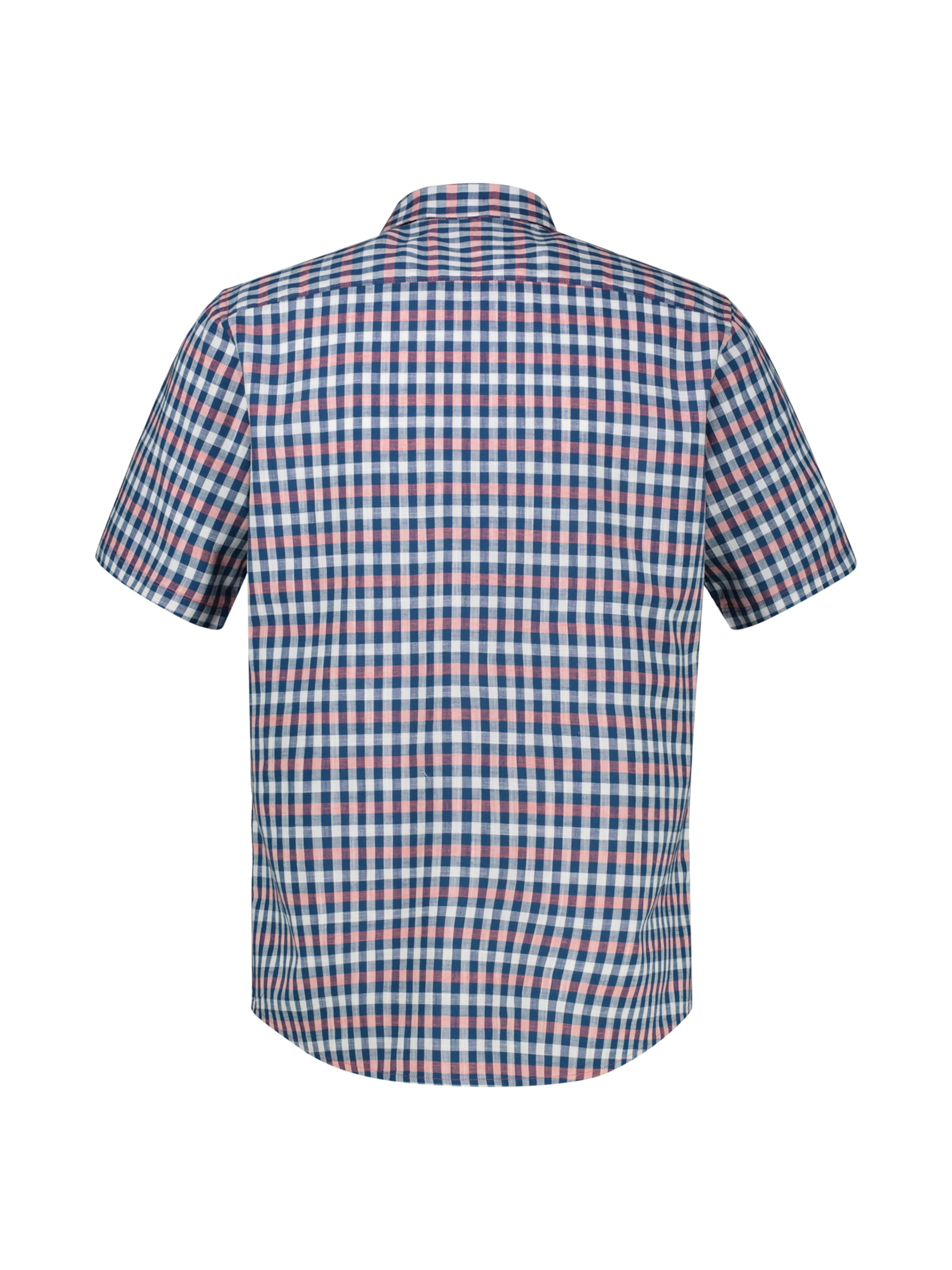 LERROS Regular Fit Halbarmhemd, sportiv und  kariert in Rot