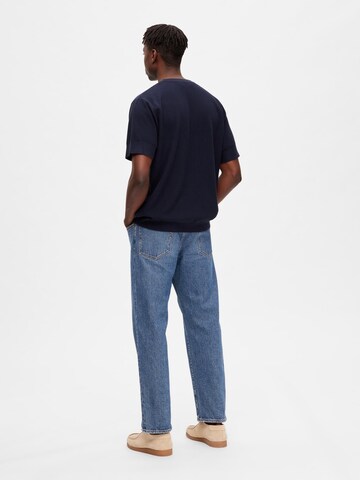 Pull-over 'REES' SELECTED HOMME en bleu