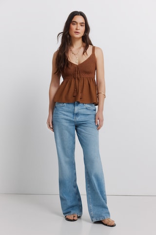 Tops en tricot Springfield en marron