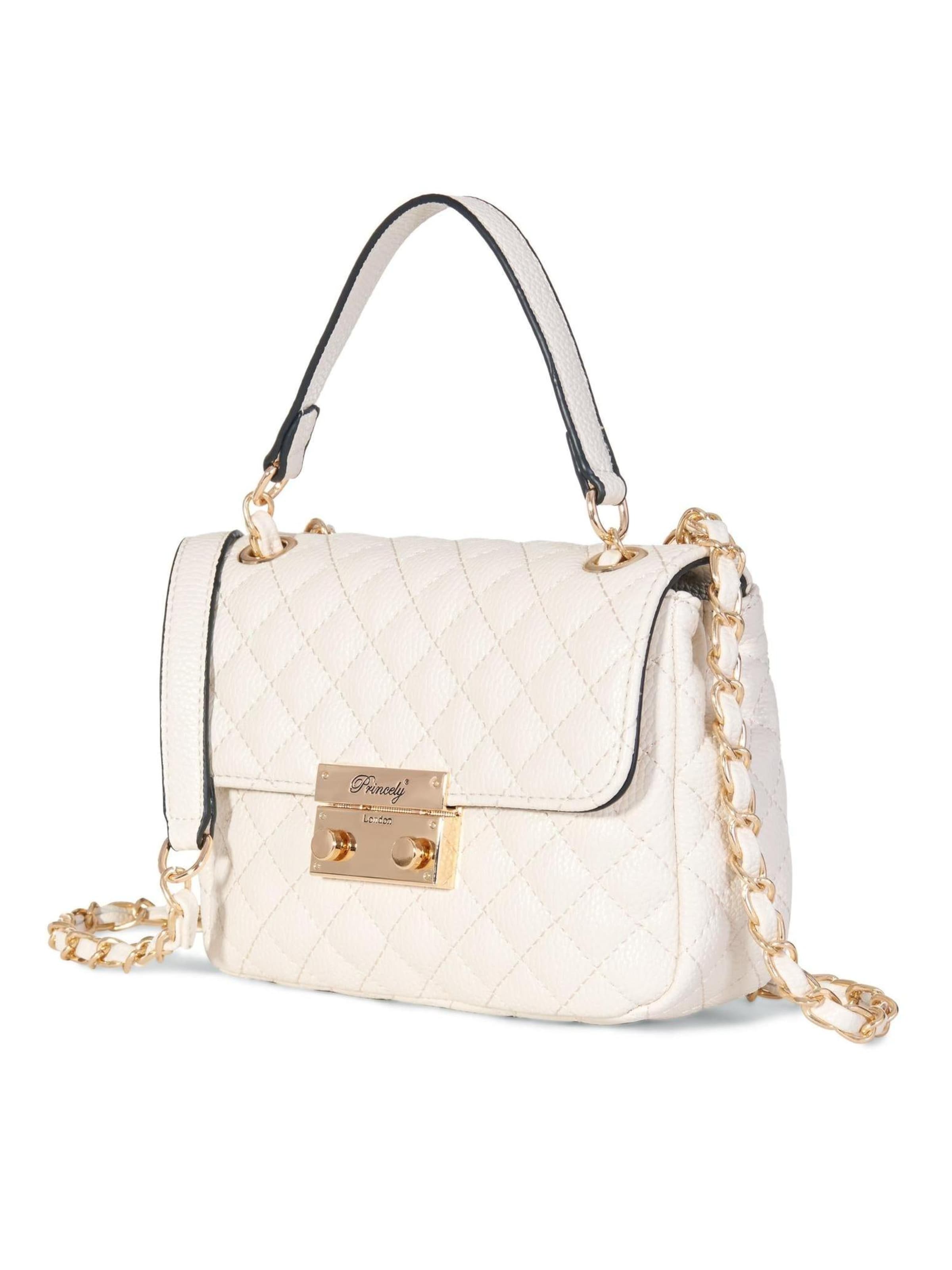 Sac bandoulière 'Jacky' Princely London en blanc