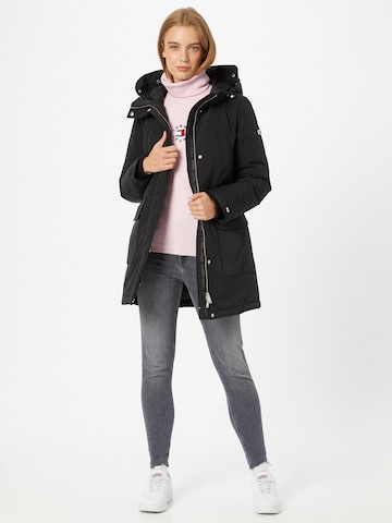 Manteau d’hiver Tommy Jeans en noir