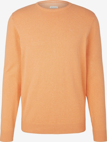 TOM TAILOR - Regular Fit Pullover em laranja: frente