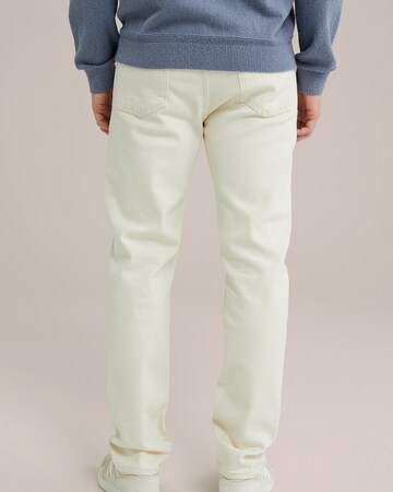 WE Fashion Slimfit Jeans i hvid