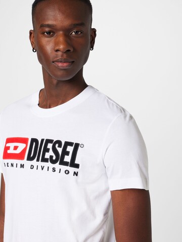 DIESEL قميص 'DIEGOR' بلون أبيض