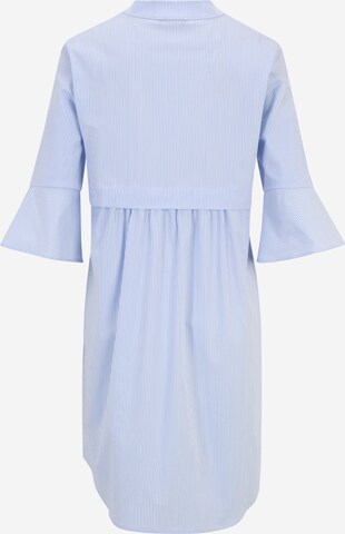 Attesa Shirt Dress in Blue